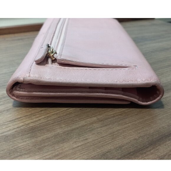 👉LAST CHANCE‼️ Vtg. COACH Soho Pleated Pink Leather Wallet - Picture 8 of 16